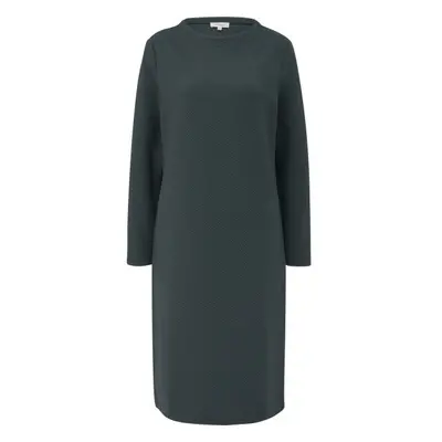 s.Oliver RL LONG SLEEVE DRESS NOOS Midi šaty, tmavě zelená, velikost