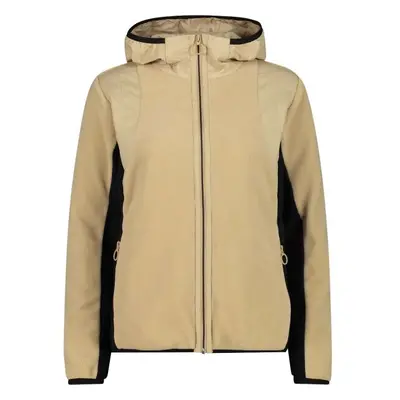 CMP WOMAN JACKET FIX HOOD Dámská mikina, béžová, velikost