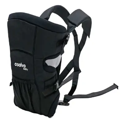 ASALVO CHILD CARRIER Nosič na břicho, černá, velikost