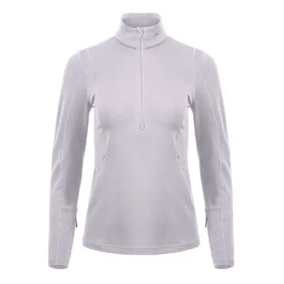 Kjus TRACE MIDLAYER HALF-ZIP W Dámská mikina stření vrstva, šedá, velikost