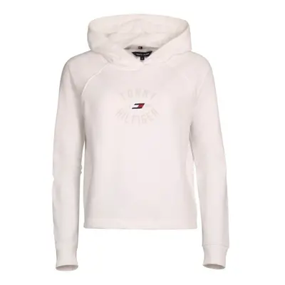 Tommy Hilfiger RELAXED TH GRAPHIC HOODIE Dámská mikina, bílá, velikost