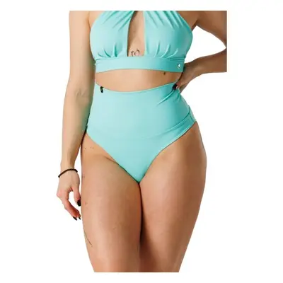 GOLDBEE SHAPEWEAR SWIMWEAR BOTTOMS Dámské stahovací plavecké kalhotky, zelená, velikost