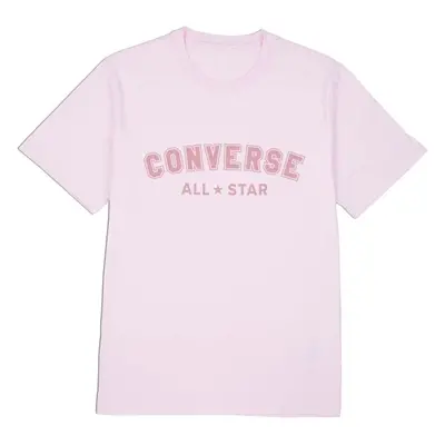 Converse CLASSIC FIT ALL STAR SINGLE SCREEN PRINT TEE Dámské tričko, růžová, velikost