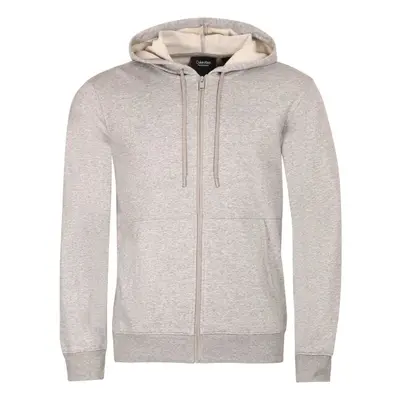 Calvin Klein ZIP THROUGH HOODY Pánská mikina, šedá, velikost