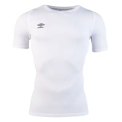 Umbro CORE SS CREW BASELAYER Pánské sportovní triko, bílá, velikost