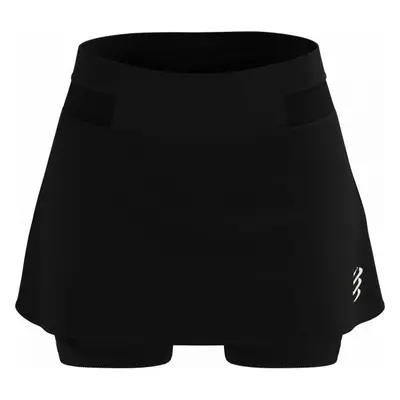 Compressport PERFORMANCE SKIRT W Dámská běžecká sukýnka, černá, velikost