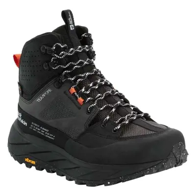 Jack Wolfskin TERRAQUEST TEXAPORE MID W Dámská outdoorová obuv, černá, velikost