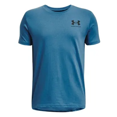 Under Armour SPORTSTYLE LEFT CHEST Chlapecké tričko krátkým rukávem, modrá, velikost