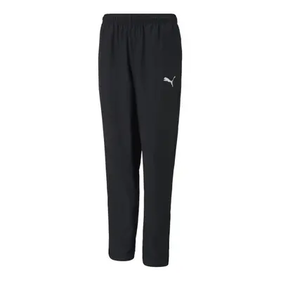 Puma TEAMRISE SIDELINE PANTS JR Chlapecké fotbalové tepláky, černá, velikost