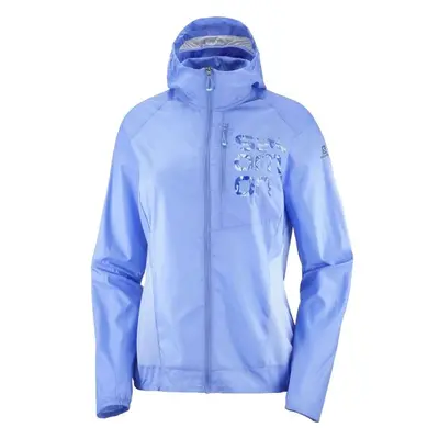 Salomon BONATTI CROSS FZ HOODIE W Dámská větrovka, modrá, velikost