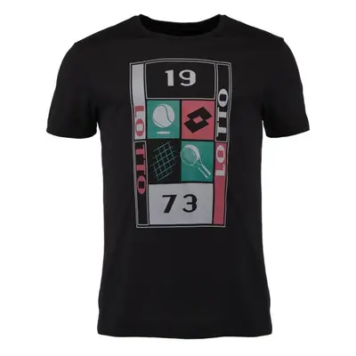 Lotto SUPRA VII TEE Pánské tričko, černá, velikost