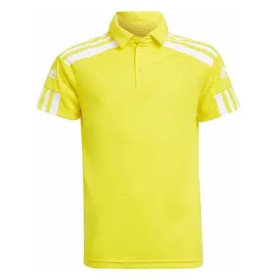 adidas SQUADRA POLO SHIRT Juniorské polo triko, žlutá, velikost