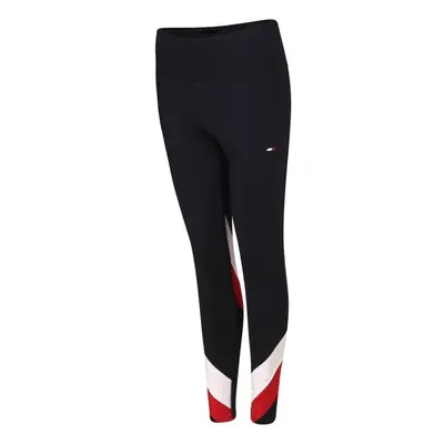 Tommy Hilfiger HW COLOR BLOCK LEGGING Dámské legíny, tmavě modrá, velikost