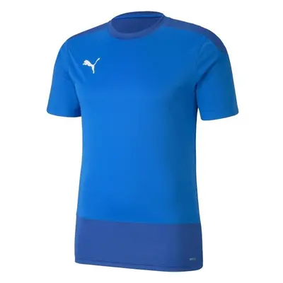 Puma TEAMGOAL TRAINING JERSEY TEE Pánské fotbalové triko, modrá, velikost