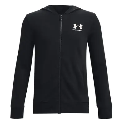 Under Armour RIVAL TERRY Juniorská mikina, černá, velikost