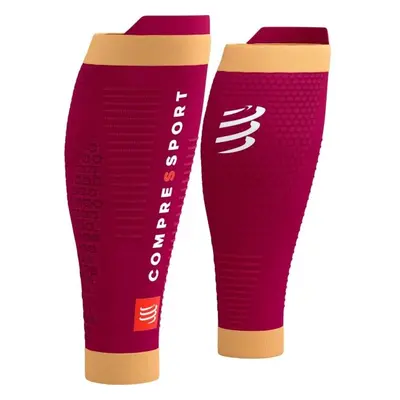 Compressport R2 3.0 Kompresní lýtkové návleky, červená, velikost