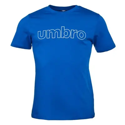 Umbro LINEAR LOGO GRAPHIC TEE Pánské triko, modrá, velikost