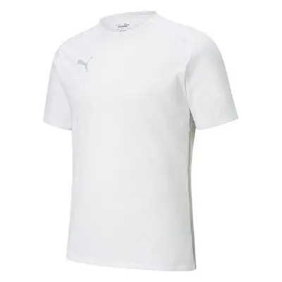 Puma TEAMCUP CASUALS TEE Fotbalové triko, bílá, velikost