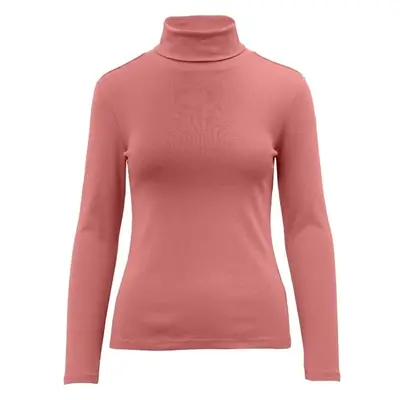 s.Oliver RL T-SHIRT LONG SLEEVE POLO NECK NOOS Tričko s dlouhým rukávem, růžová, velikost