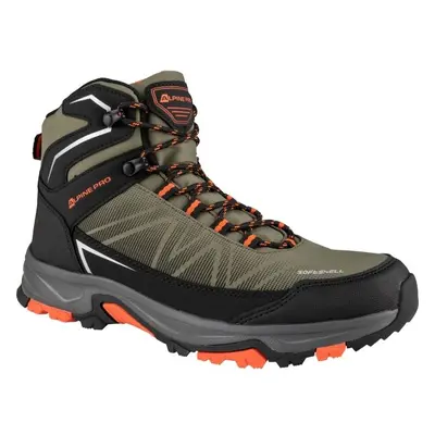 ALPINE PRO FOSSE MID Pánská outdoorová obuv, khaki, velikost