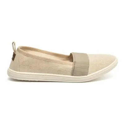 Oldcom OLIVIA LEN Dámské lněné slip-on, béžová, velikost