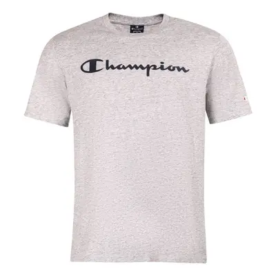 Champion CREWNECK LOGO T-SHIRT Pánské tričko, šedá, velikost