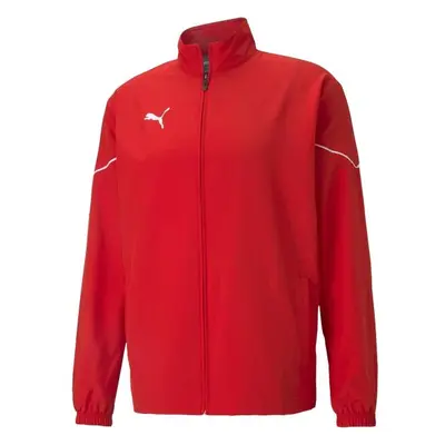 Puma TEAMRISE SIDELINE JACKET Pánská mikina, červená, velikost