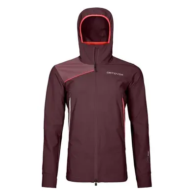 ORTOVOX PALA HOODED JACKET W Dámská bunda, vínová, velikost