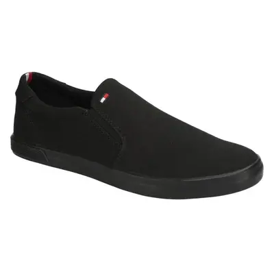 Tommy Hilfiger ICONIC SLIP ON SNEAKER Pánské slip-on boty, černá, velikost