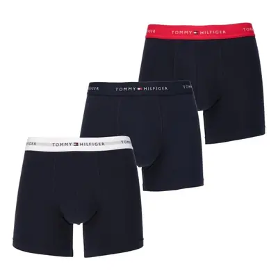 Tommy Hilfiger 3P BOXER BRIEF WB Pánské trenky, tmavě modrá, velikost