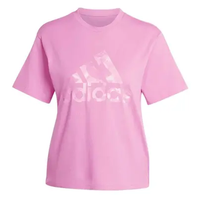 adidas W AOP TEE Dámské triko, růžová, velikost