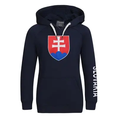 PROGRESS HC SK HOODY Juniorská mikina pro fanoušky, tmavě modrá, velikost