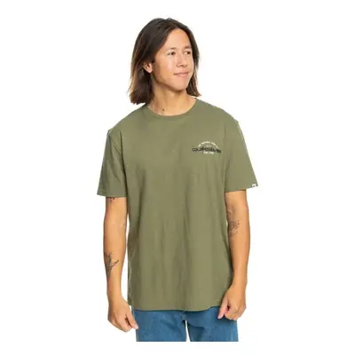 Quiksilver ARCHED TYPE Pánské triko, khaki, velikost