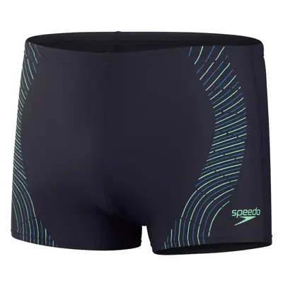 Speedo DUO LOGO PRINT Pánské plavky, černá, velikost