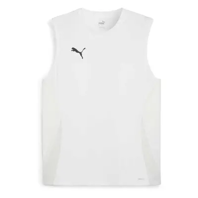 Puma TEAMGOAL SLEEVELESS JERSEY Pánské sportovní tílko, bílá, velikost