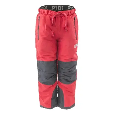 Pidilidi OUTDOOR PANTS Dívčí outdoorové kalhoty, červená, velikost