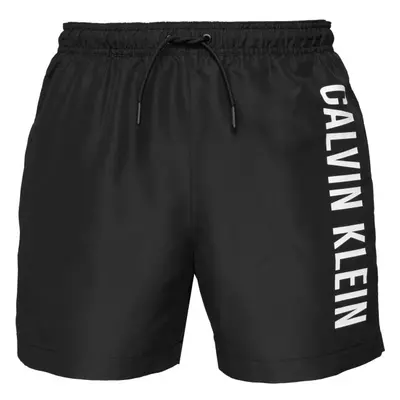 Calvin Klein MEDIUM DRAWSTRING Pánské plavky, černá, velikost