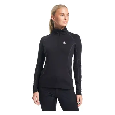 TENSON TXLITE HALF ZIP W Dámská mikina, černá, velikost