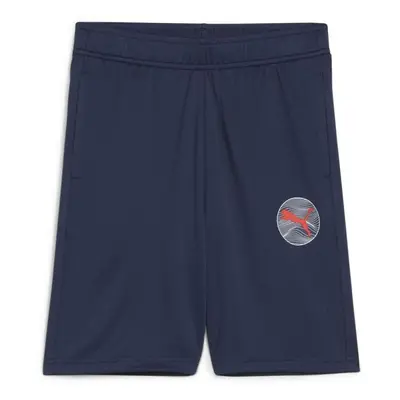 Puma ACTIVE SPORTS POLY SHORTS B Dětské sportovní kraťasy, tmavě modrá, velikost