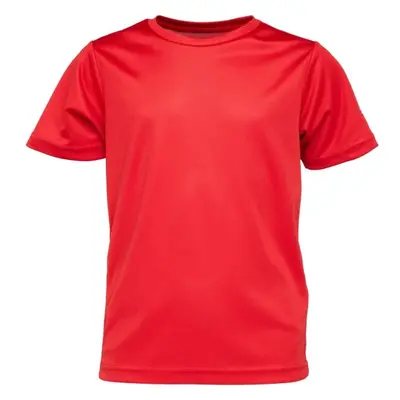 Puma BLANK BASE TEE Dětské fotbalové tričko, červená, velikost