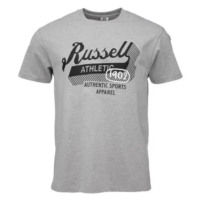 Russell Athletic T-SHIRT Pánské tričko, šedá, velikost