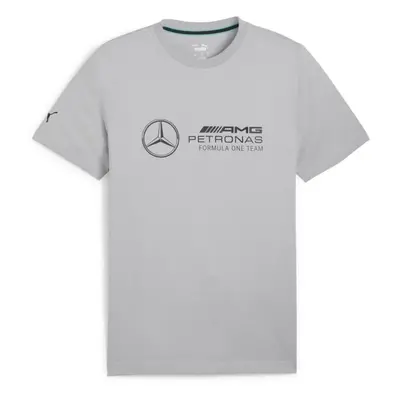 Puma MERCEDES-AMG PETRONAS F1 ESSENTIALS LOGO TEE Pánské triko, šedá, velikost