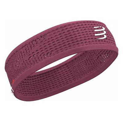 Compressport THIN HEADBAND ON/OFF Sportovní funkční čelenka, fialová, velikost