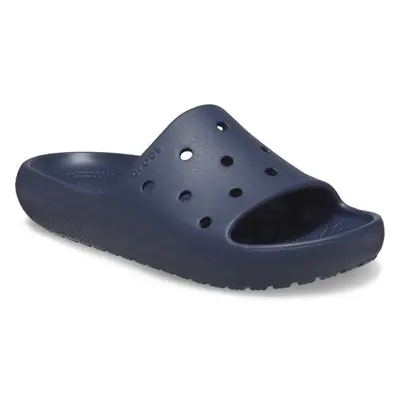 Crocs CLASSIC SLIDE V2 Unisex pantofle, tmavě modrá