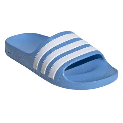 adidas ADILETTE AQUA K Dětské pantofle, modrá