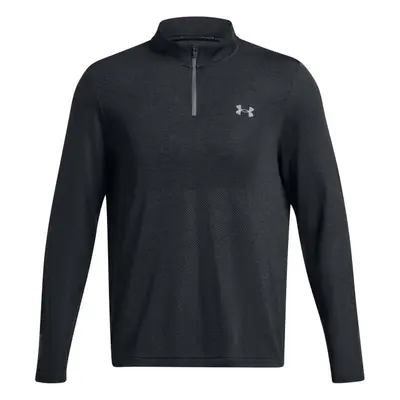 Under Armour STRIDE 1/4 ZIP Pánské tričko, černá, velikost