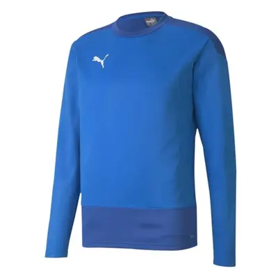 Puma TEAMGOAL TRAINING SWEAT Pánská sportovní mikina, modrá, velikost