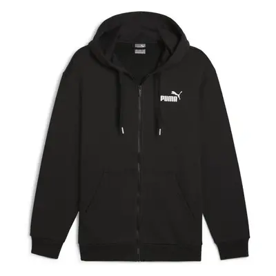 Puma POWER GRAPHIC FULL ZIP HOODIE FL Pánská mikina, černá, velikost