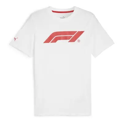 Puma F1 ESSENTIALS LOGO TEE Pánské triko, bílá, velikost