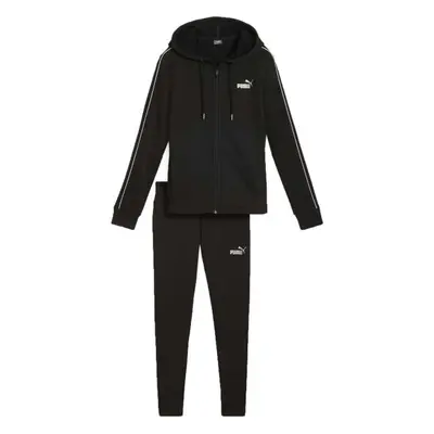 Puma METALLIC TRACSUIT FL Dámská tepláková souprava, černá, velikost